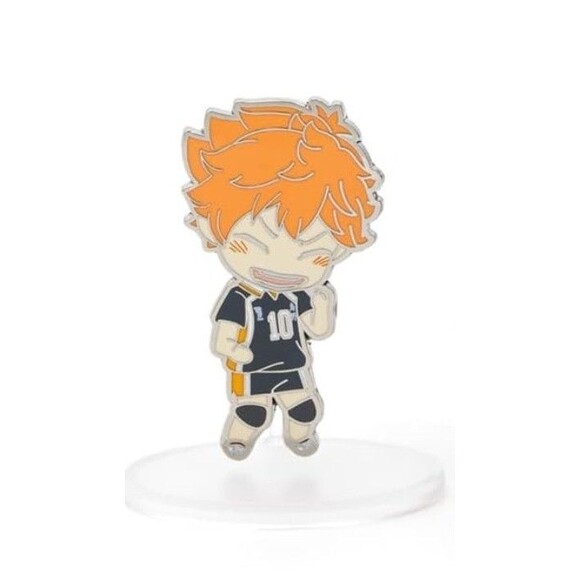 NEW Haikyu!! Nendoroid Pin w Stand Shoyo Hinata 042 Goodsmile Connect Co. NWT - Picture 2 of 4